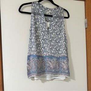 *NWT* Joie Sleeveless Printed Silk Top